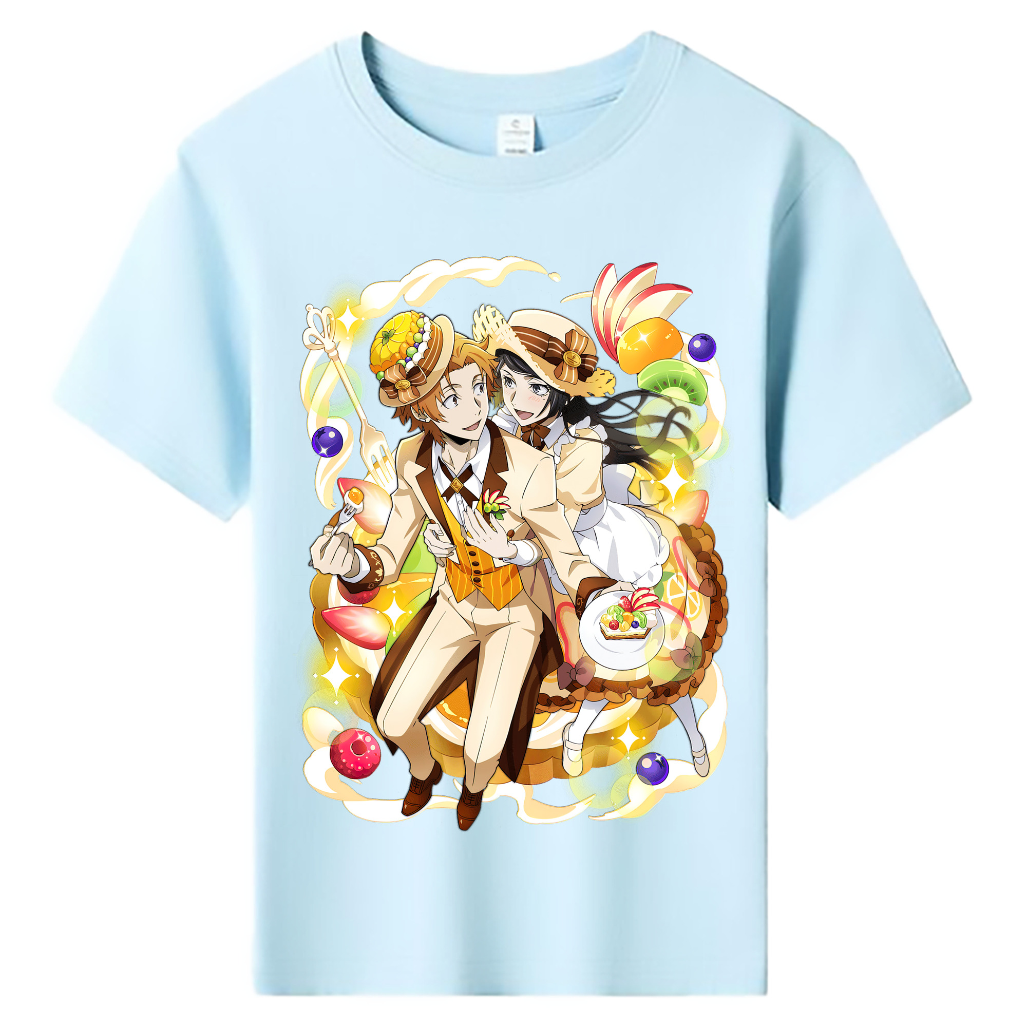 （画像用） 文豪ストレイドッグス Bungo Stray Dogs 綿100％キッズTシャツ（フロントプリント）